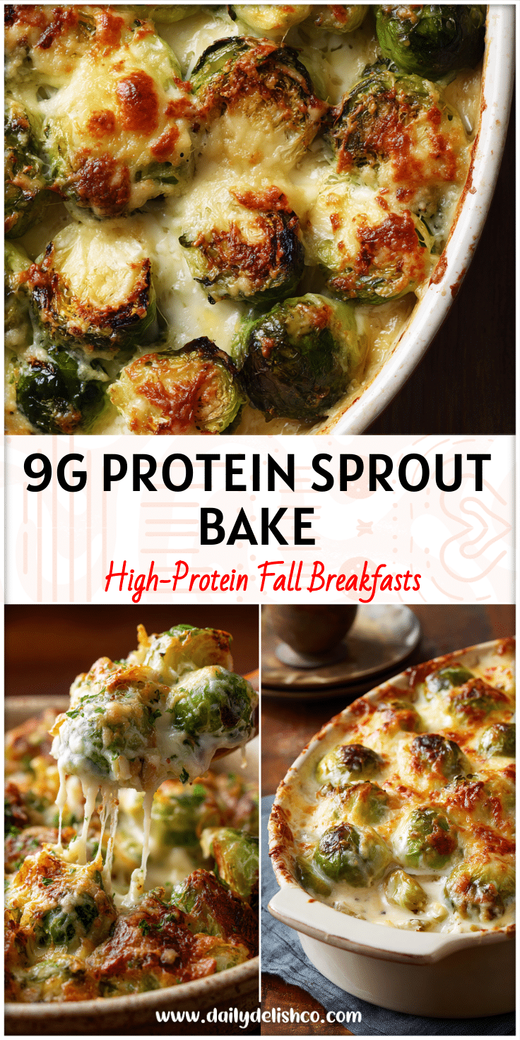 Cheesy Brussels Sprouts Au Gratin Recipe Image